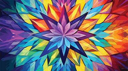 Colorful Multi Kaleidoscope Varieties. Original and