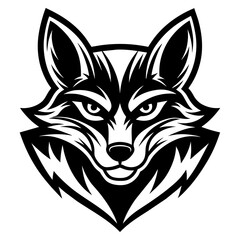 wolf mascot,wolf silhouette,vector,icon,svg,characters,Holiday t shirt,black wolf face drawn trendy logo Vector illustration,wolf on a white background,eps,png