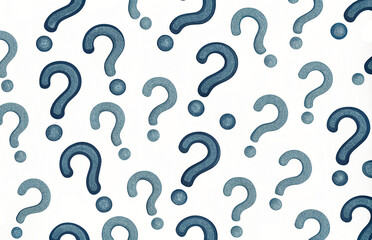 Question Mark Seamless Pattern Background Illustration