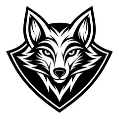 wolf mascot,wolf silhouette,vector,icon,svg,characters,Holiday t shirt,black wolf face drawn trendy logo Vector illustration,wolf on a white background,eps,png