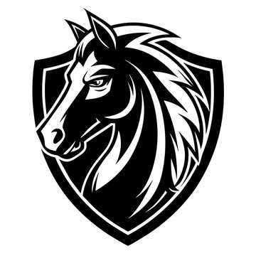 horse head mascot,horse silhouette,vector,icon,svg,characters,Holiday t shirt,black horse face drawn trendy logo Vector illustration,horse on a white background,eps,png