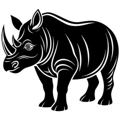 rhino head mascot,rhino silhouette,vector,icon,svg,characters,Holiday t shirt,black rhino face drawn trendy logo Vector illustration,rhino on a white background,eps,png
