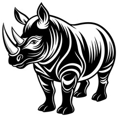 rhino head mascot,rhino silhouette,vector,icon,svg,characters,Holiday t shirt,black rhino face drawn trendy logo Vector illustration,rhino on a white background,eps,png