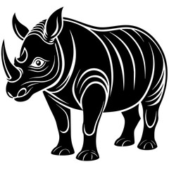rhino head mascot,rhino silhouette,vector,icon,svg,characters,Holiday t shirt,black rhino face drawn trendy logo Vector illustration,rhino on a white background,eps,png
