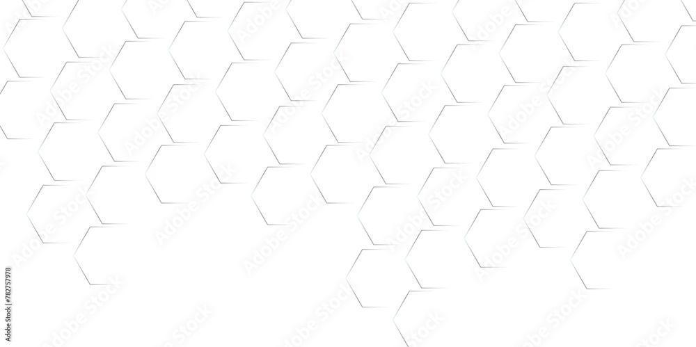 Poster vector modern stylish hexagonal abstract geometric pattern transparent background.