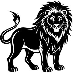 lion head mascot,lion silhouette,vector,icon,svg,characters,Holiday t shirt,black lion face drawn trendy logo Vector illustration,lion on a white background,eps,png