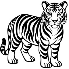 Tigeress head mascot,Tigeress silhouette,vector,icon,svg,characters,Holiday t shirt,black lion face drawn trendy logo Vector illustration,Tigeress on a white background,eps,png