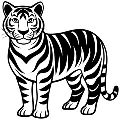 Tigeress head mascot,Tigeress silhouette,vector,icon,svg,characters,Holiday t shirt,black lion face drawn trendy logo Vector illustration,Tigeress on a white background,eps,png