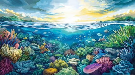 Obraz na płótnie Canvas Marine Biology Study Tour