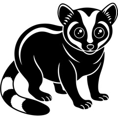 slow loris head mascot,slow loris silhouette,vector,icon,svg,characters,Holiday t shirt,black slow loris face drawn trendy logo Vector illustration,slow loris on a white background,eps,png