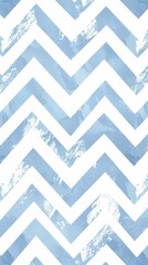 Pastel blue and white chevron pattern background with a repetitive zigzag design