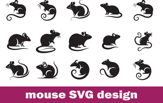 Beautiful  Mouse logo icon svg design