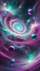 background with space