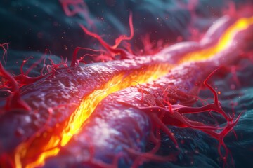 Abstract Fiery Flow with Neural Network