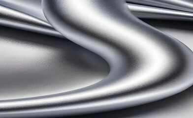 銀箔の背景に光沢のあるベクトル鋼のグラデーション テンプレートとクロム境界線の金属。抽象的な銀色の金属の背景。抽象的なグレー色の明るい背景。
