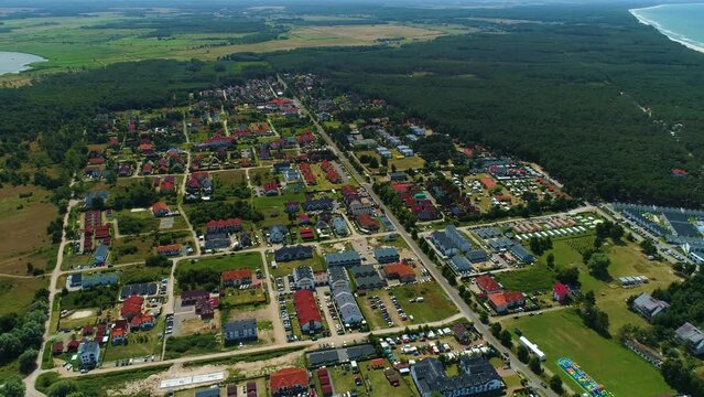 Beautiful Landscape Rowy Piekny Krajobraz Aerial View Poland