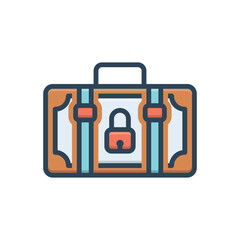 Color illustration icon for trademark