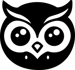 Obraz premium owl vector illustration cartoon design 