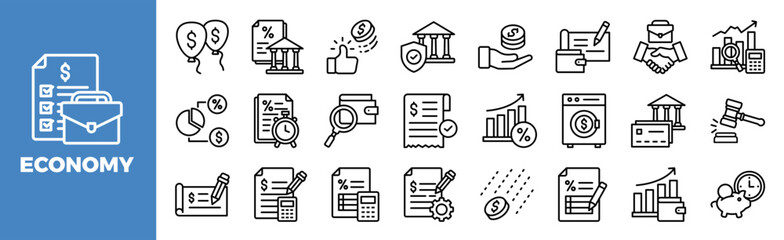 Economy Icon Set