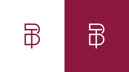 BT Letter icon Logo Design, TB icon Brand identity Design Monogram Logo EPS File