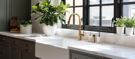 Choose simple, elegant hardware and fixtures to complement the overall minimalist aesthetic. 