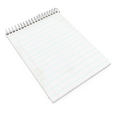 Blank Spiral Notepad Isolated - 782774965