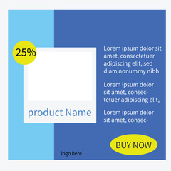 product selling and listing banner for big sale 