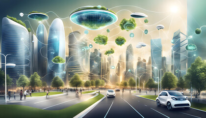 futuristic city