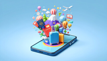 Songkran Travel Adventures: Holographic Smartphone Splash
