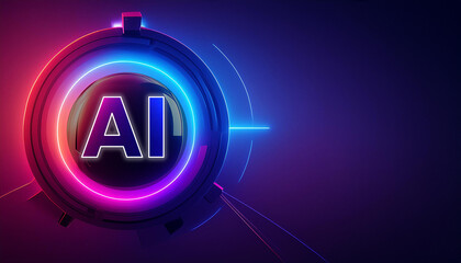 Conceptual technology illustration of artificial intelligence
