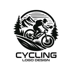 Cycling Vector Logo Design