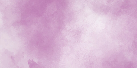Soft and cloudy watercolor stain of pink paint texture, brush painted watercolor abstract painting background, fresh and blurry pink, abstract color pink texture background on black canvas with smoke.