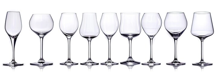 HD Crystal Wine Glasses - obrazy, fototapety, plakaty