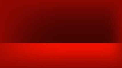blank red display background with minimal style, Blank stand for showing product