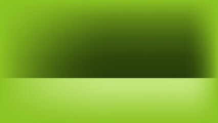 blank green display background with minimal style, Blank stand for showing product
