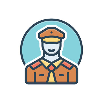 Captain clip art preview