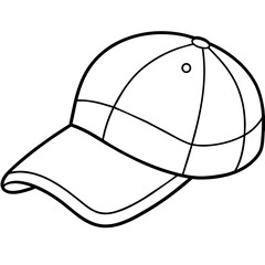 baseball cap vector illustration