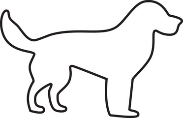 outline dogs icon symbol