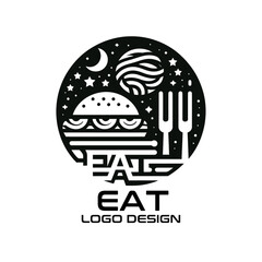 Eat Vector Logo Design