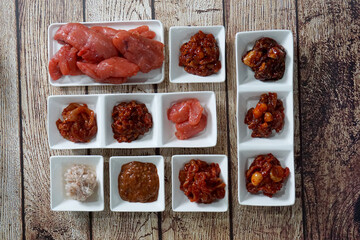 salted seafood,salted pollack roe,salted octopus,salted Squid