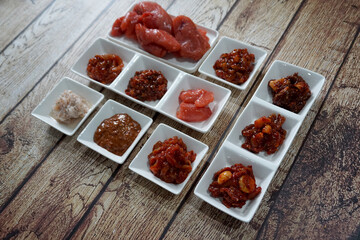 salted seafood,salted pollack roe,salted octopus,salted Squid