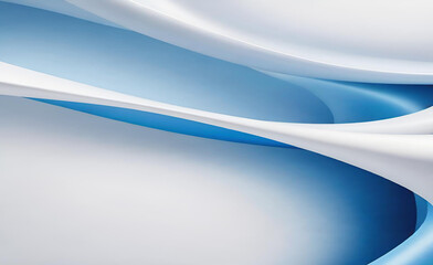 白と青の曲線形状の背景を抽象化します。滑らかでクリーンな微妙な質感の創造的なデザイン。モダンな明るい色のグラフィック要素。ポスター、パンフレット、プレゼンテーション、ウェブサイト、チラシに適しています