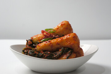 young radish kimchi,Korean traditional food