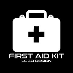 First Aid Kit Vector Logo Design