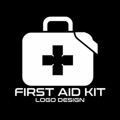 First Aid Kit Vector Logo Design