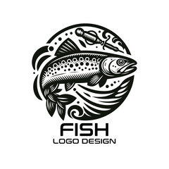 Fish Vector Logo Design