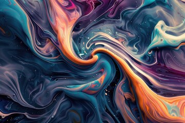 Intricate swirls and curves intertwine seamlessly, creating an abstract masterpiece that evokes a sense of wonder and awe.