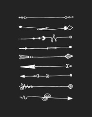 Arrow Handdrawn Vector Illustration Set