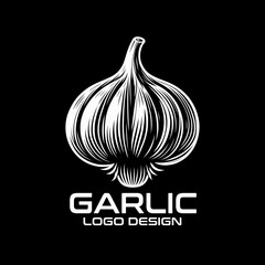 Garlic Vector Logo Design