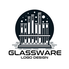 Glassware Vector Logo Design